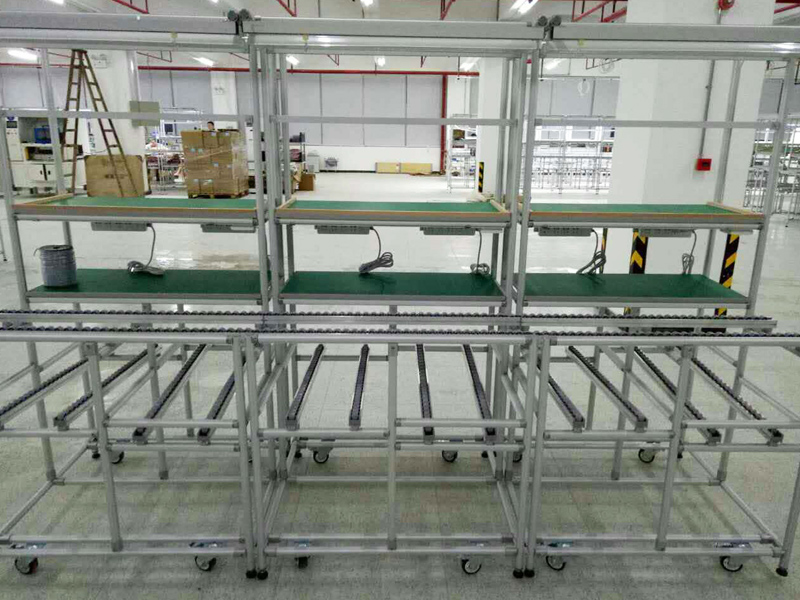 低成本自動(dòng)化精益物料架的介紹